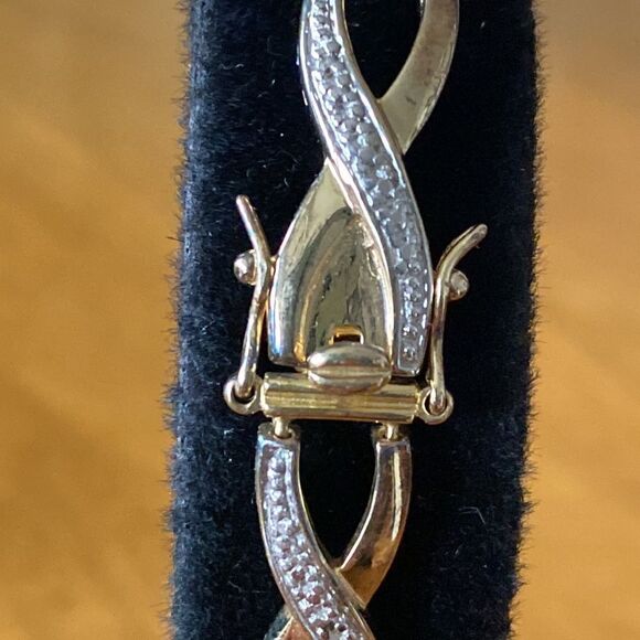 Gold  vermeil  bracelet - Picture 3 of 5